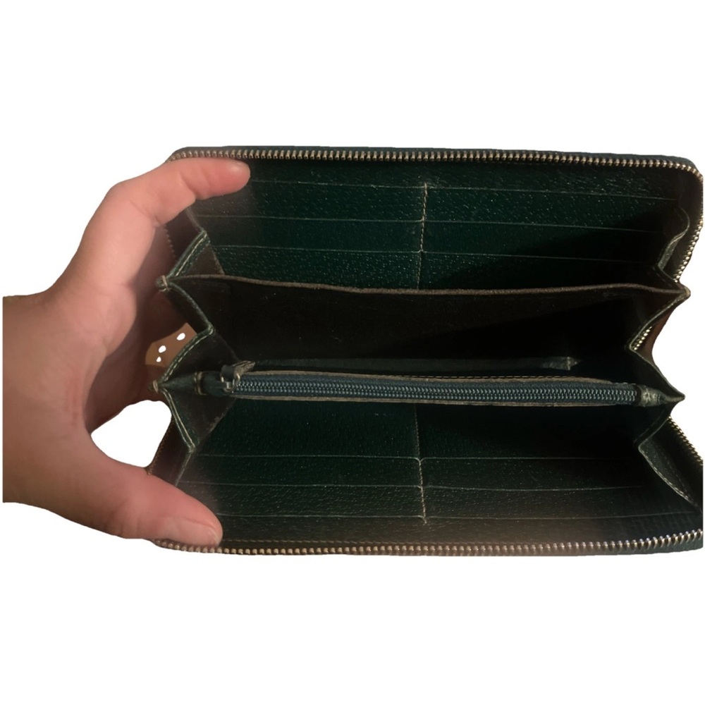 Gucci Tan and Brown Monogram Clutch - Picture 3 of 4